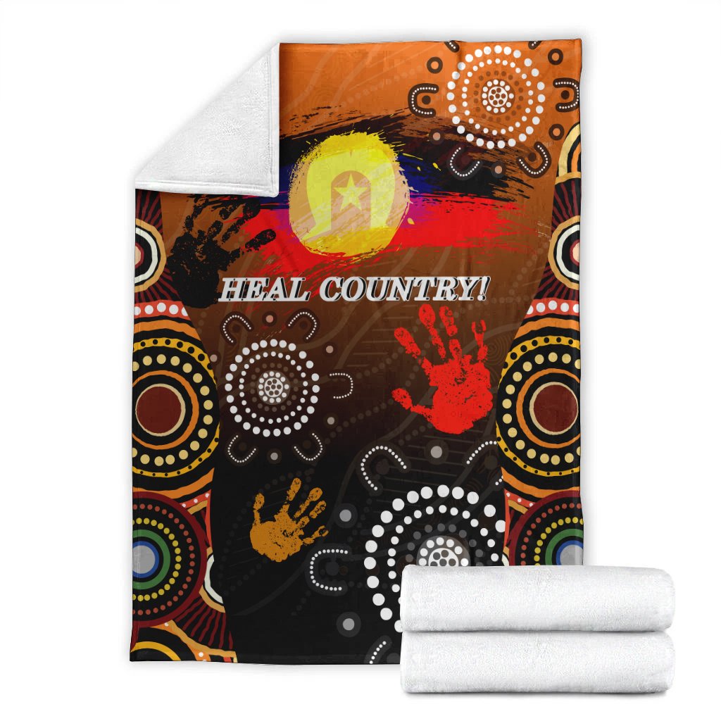 NAIDOC Premium Blanket - Heal Country 2021 - Vibe Hoodie Shop