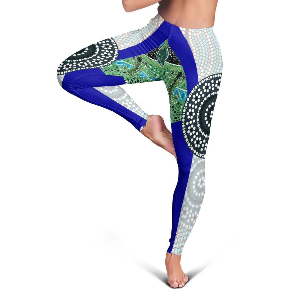 Leggings - Flag of Torres Strait Islanders - Vibe Hoodie Shop