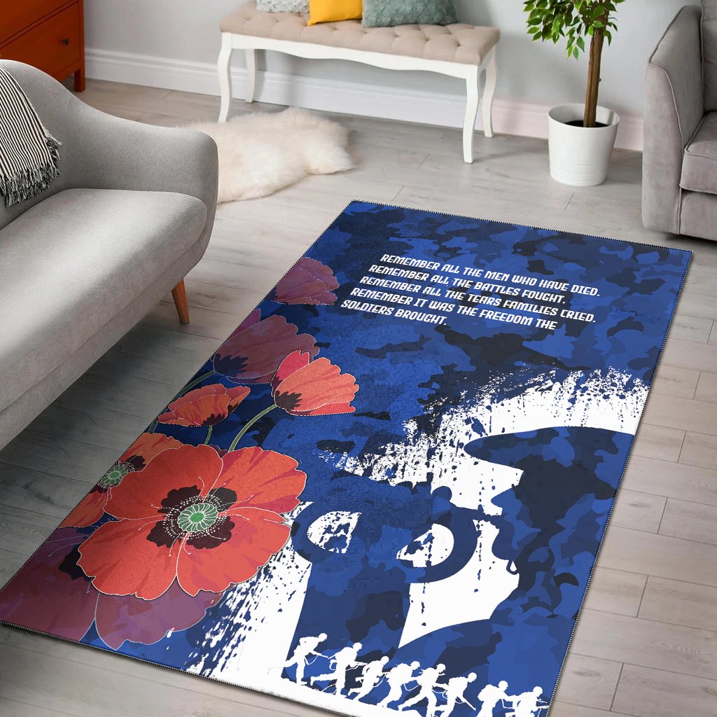 Custom ANZAC Area Rug - ANZAC Day 2021 - Vibe Hoodie Shop