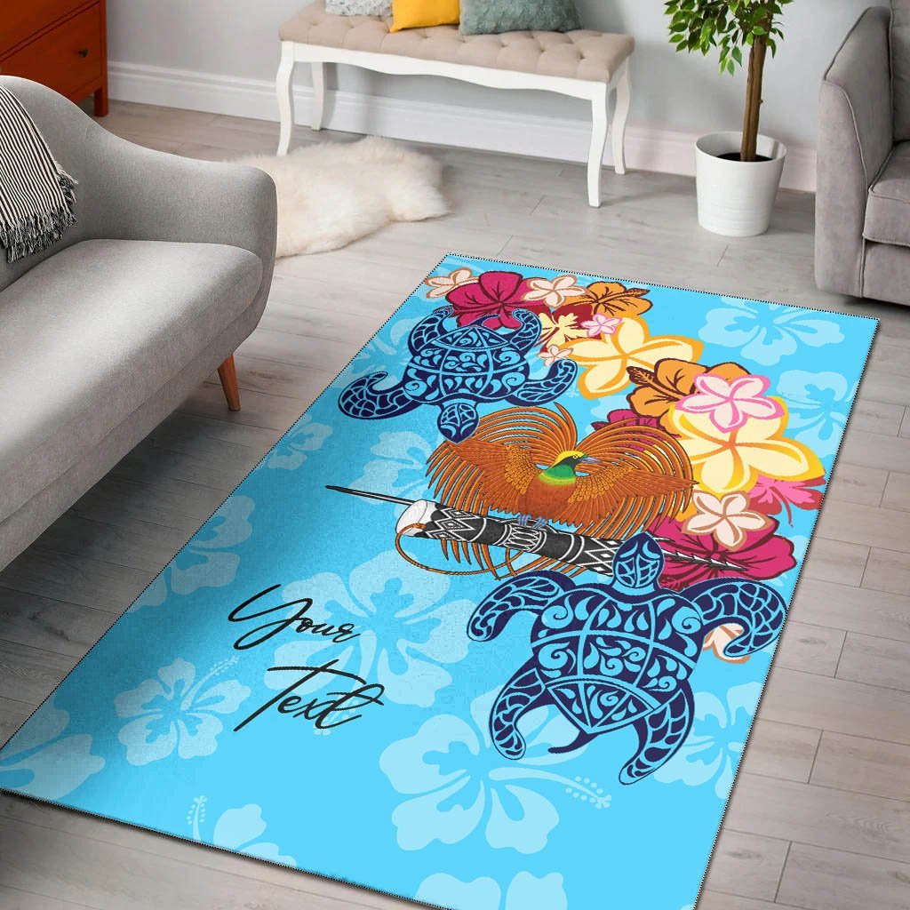 Papua New Guinea Area Rug - Custom Personalised Tropical Style - Vibe Hoodie Shop