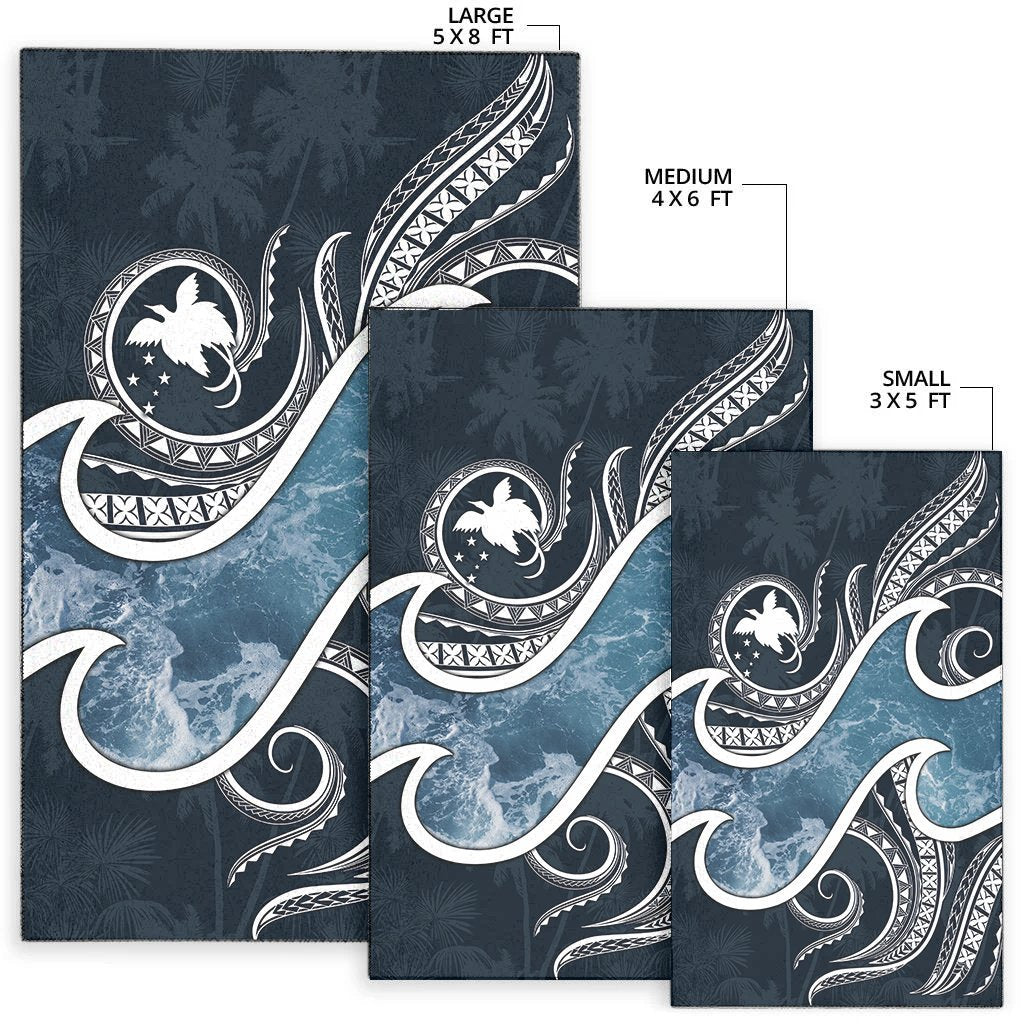Papua New Guinea Polynesian Area Rug - Ocean Style - Vibe Hoodie Shop