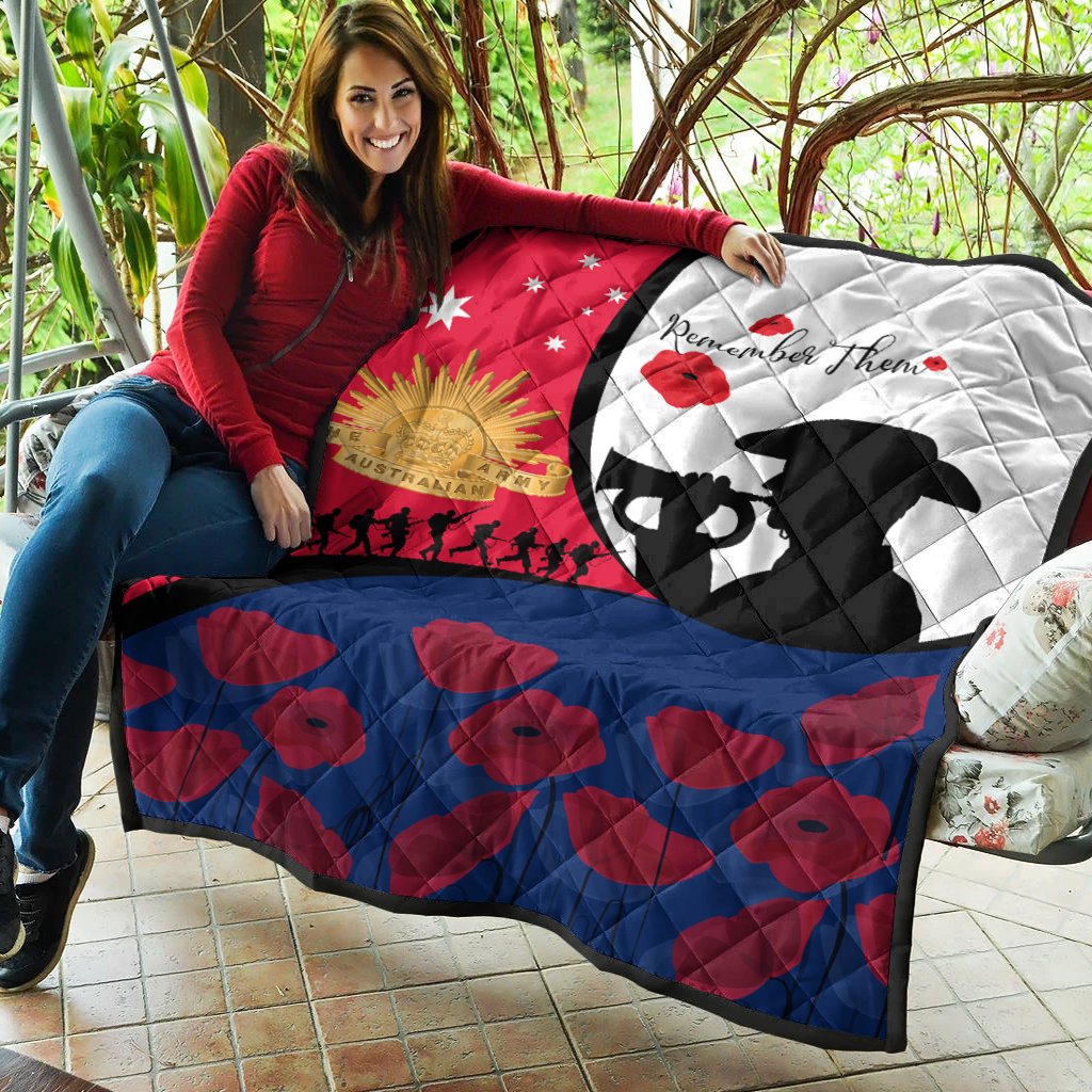 ANZAC Day Premium Quilt - We will remember Them - Vibe Hoodie Shop