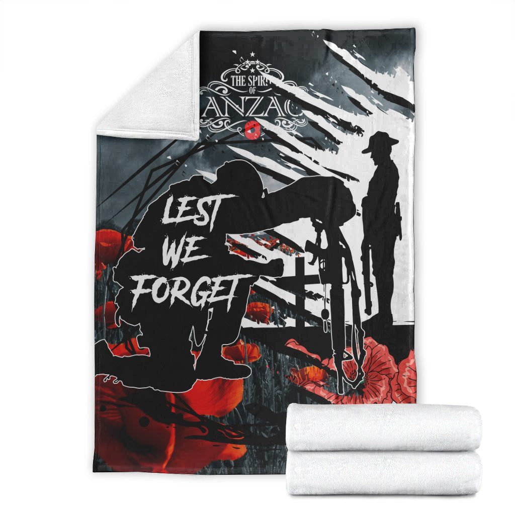 ANZAC Day Premium Blanket - The Spirit of ANZAC - Vibe Hoodie Shop