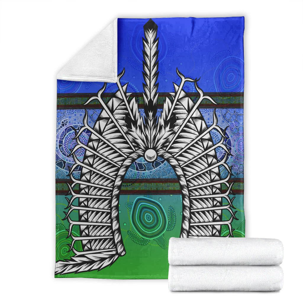 Blanket - Turtle With Dhari Mask Snake Patterns - - Vibe Hoodie Shop