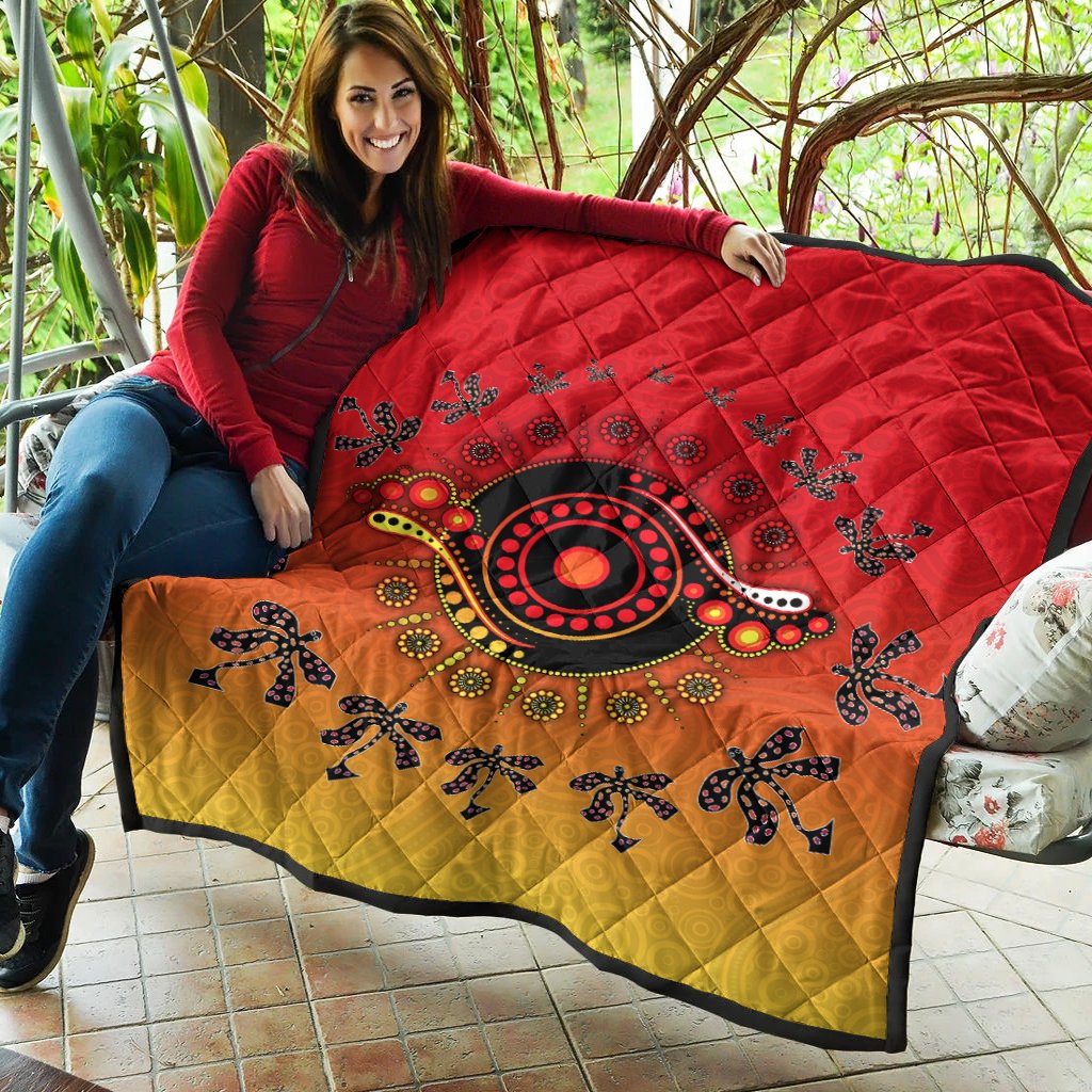 Aboriginal Premium Quilt - Circle Pattern - Vibe Hoodie Shop
