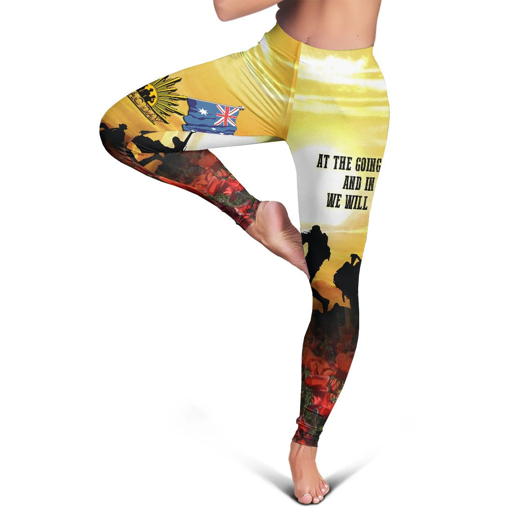 ANZAC Leggings - Australian and New Zealand Army Corps - Vibe Hoodie Shop