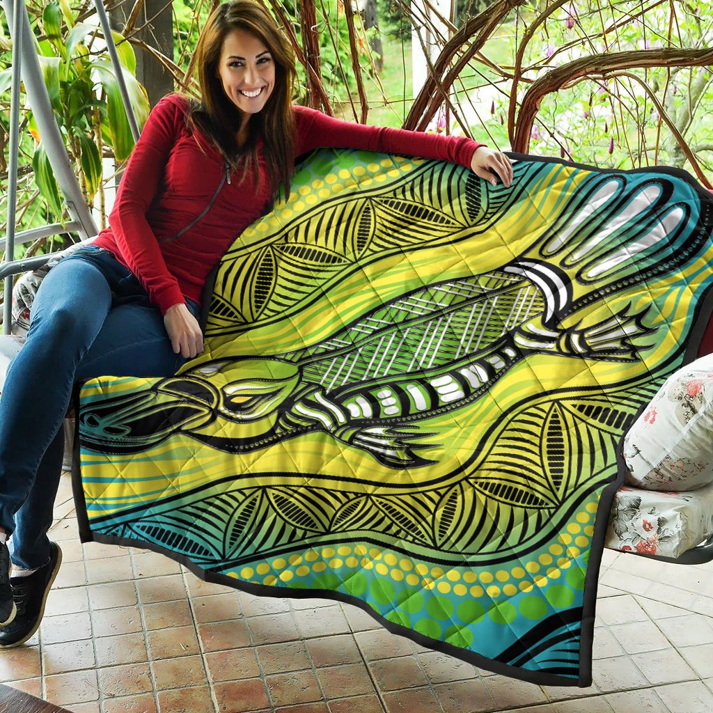 Premium Quilts - Aboriginal Platypus - Vibe Hoodie Shop