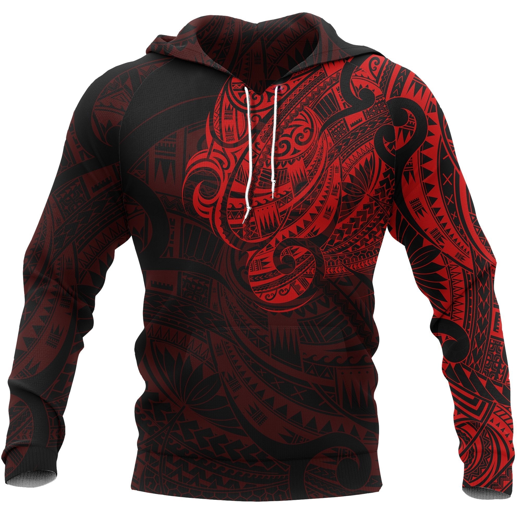 Maori Tattoo Hoodie, New Zealand Pullover Hoodie - Vibe Hoodie Shop