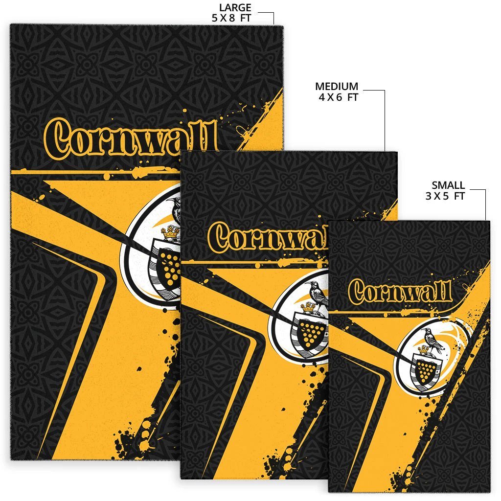 Cornwall Rugby Area Rug - Cornish Rugby - Vibe Hoodie Shop