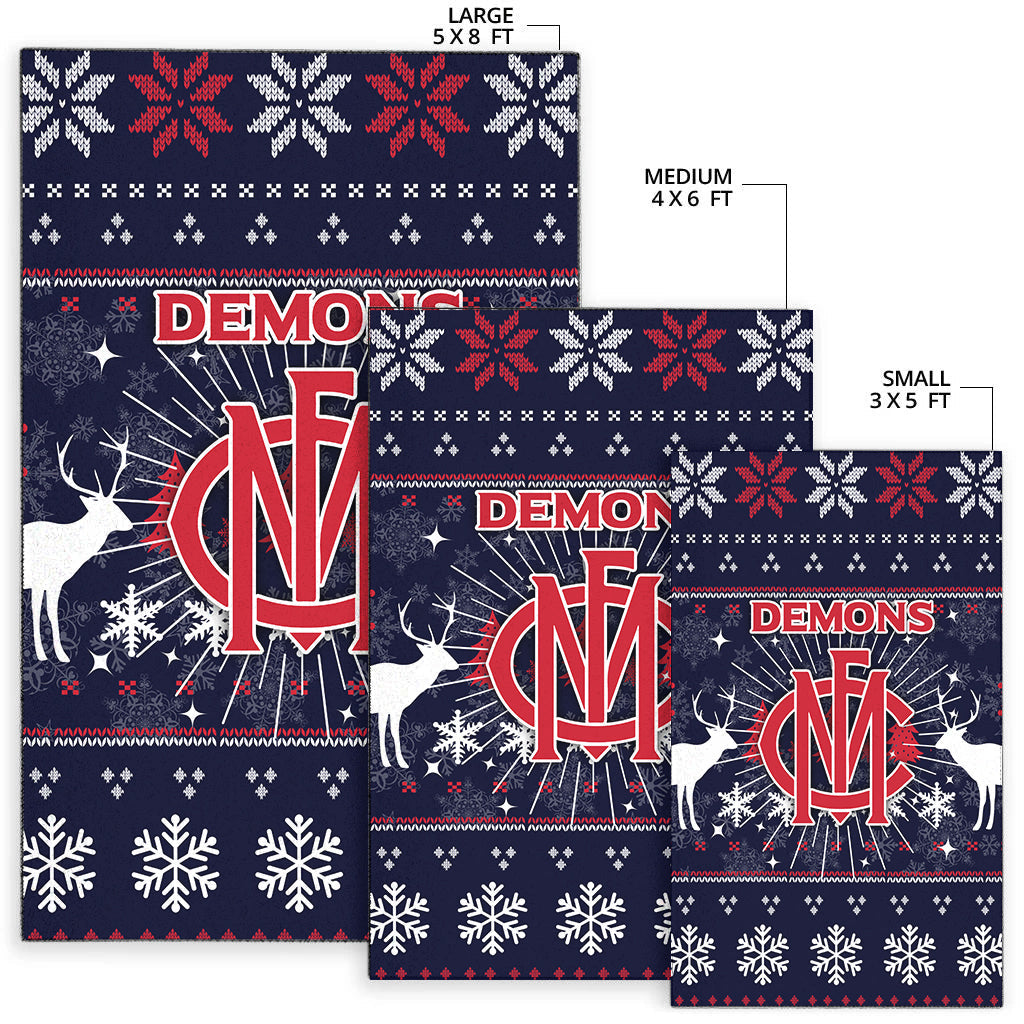 Demons Area Rug - Christmas Ugly Style - - Vibe Hoodie Shop