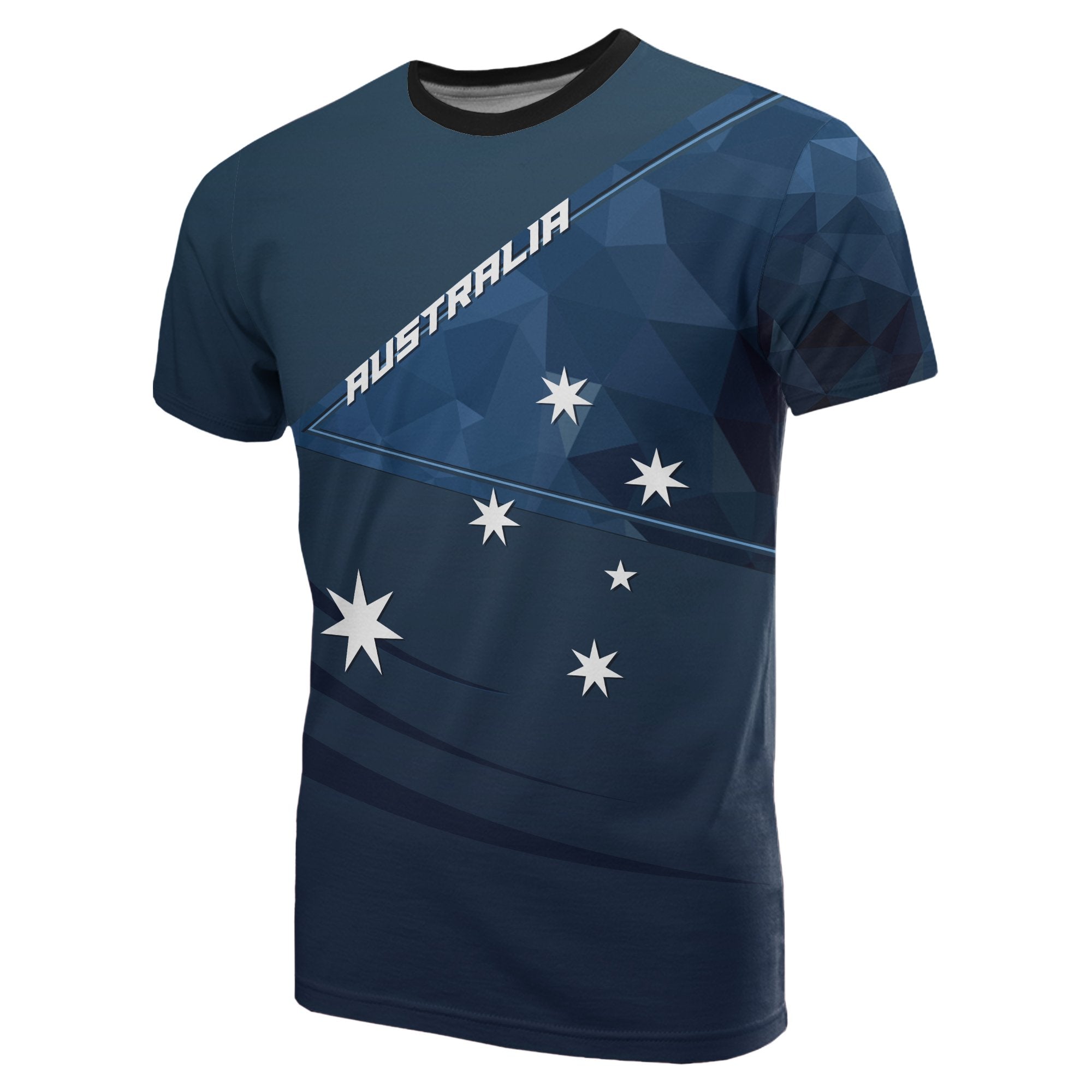 T shirt - Southern Cross Australia T shirt Polygon - Unisex - Vibe Hoodie Shop