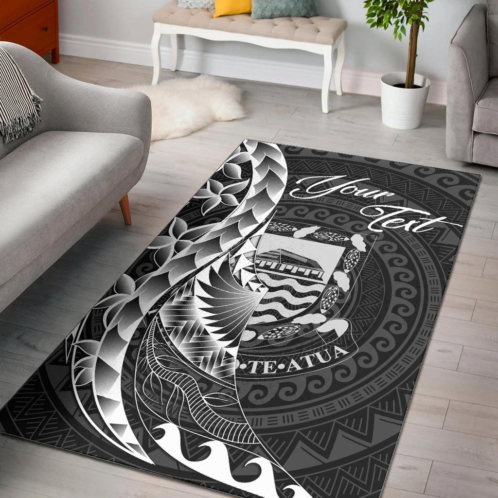 Tuvalu Area Rug - Custom Personalised Polynesian Pattern Style - Vibe Hoodie Shop