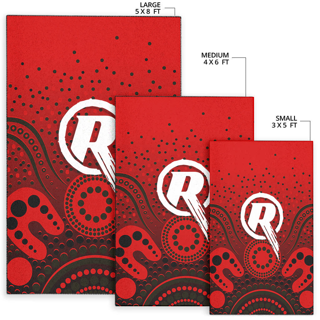 Melbourne Renegades Area Rug - Aboriginal Style Of Dot - - Vibe Hoodie Shop