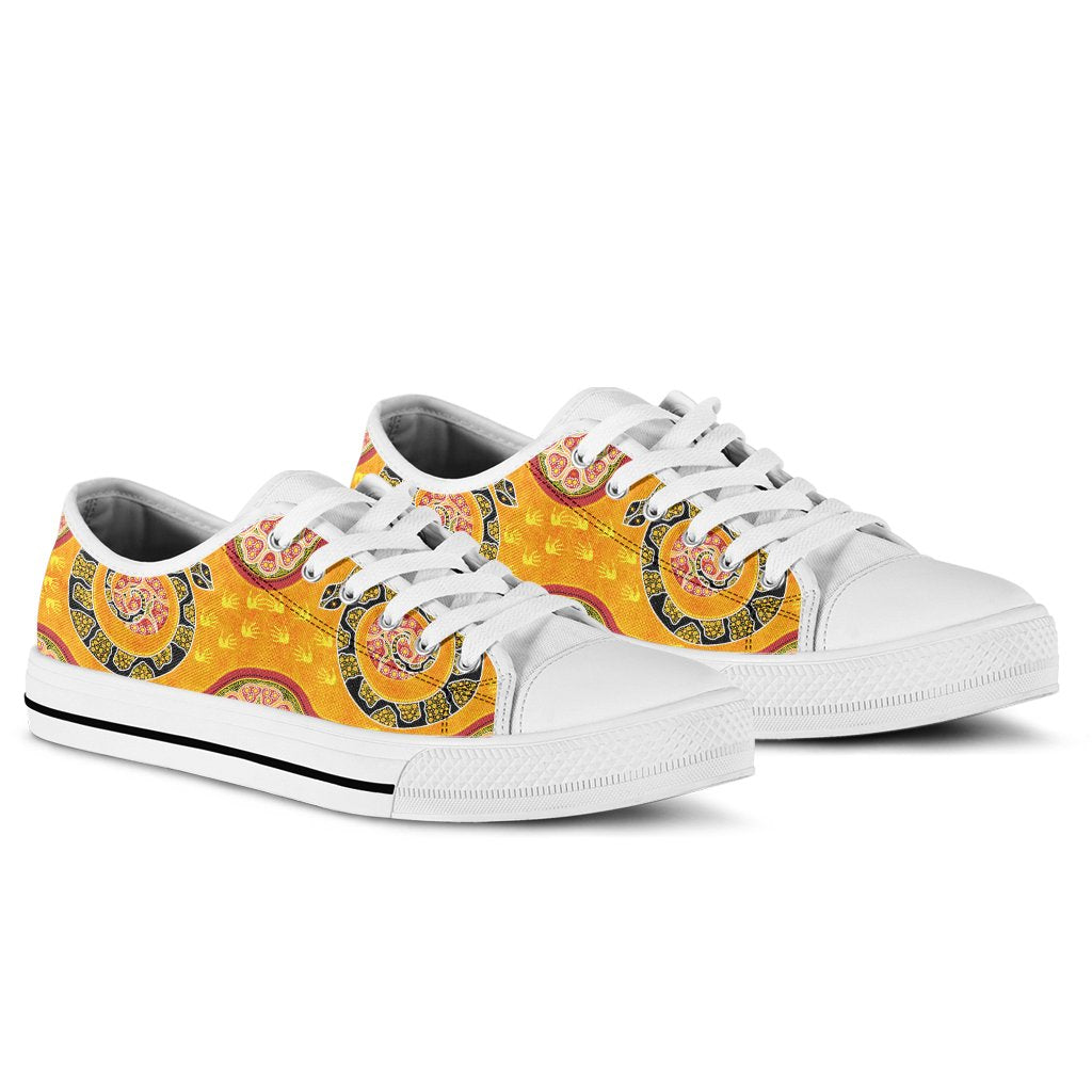Low Top - Aboriginal Unique Style Snake Orange Color 2021 - Vibe Hoodie Shop