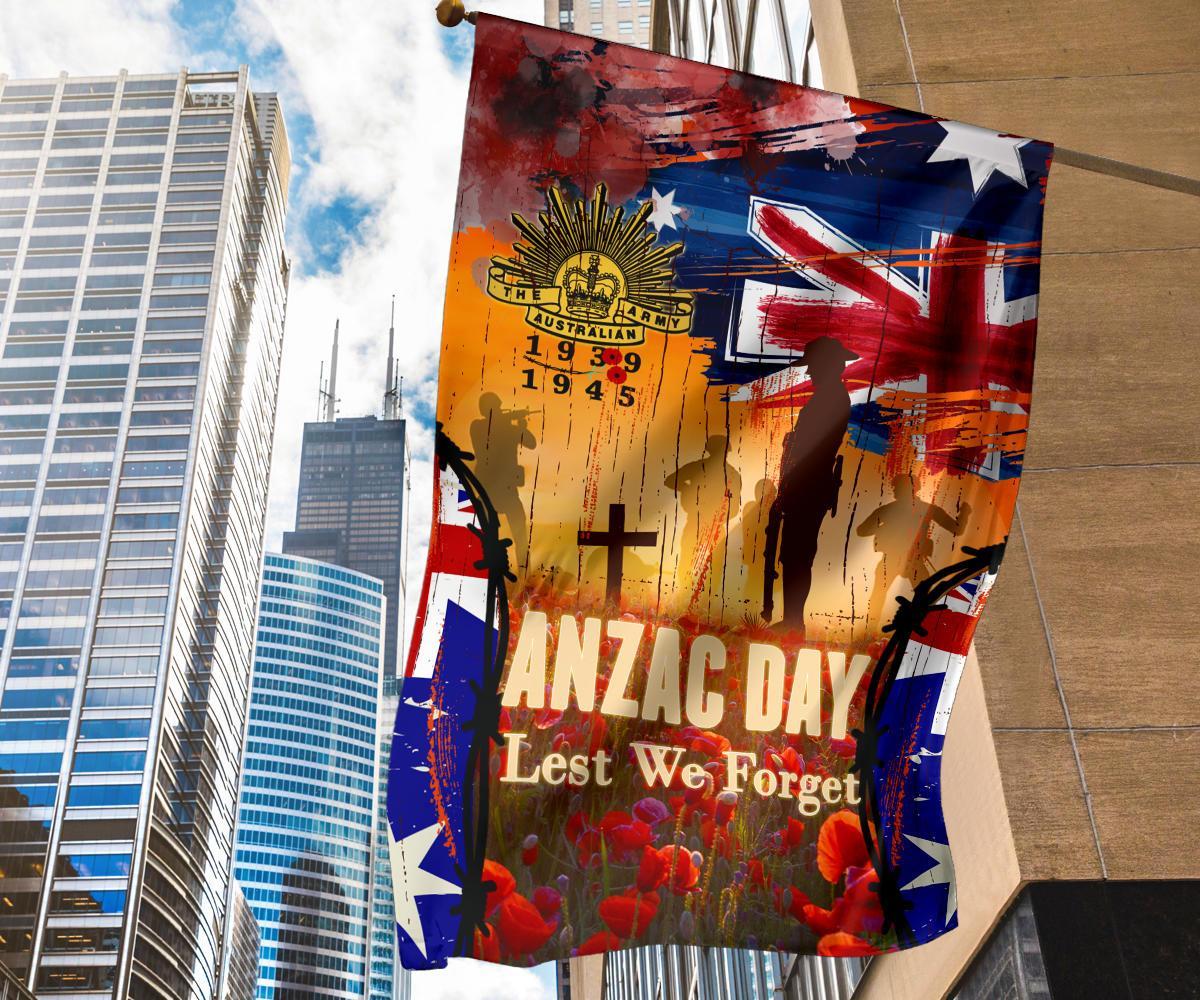 Australia ANZAC Day 2021 Flag - ANZAC Day Commemoration 1939 - 1945 - Vibe Hoodie Shop