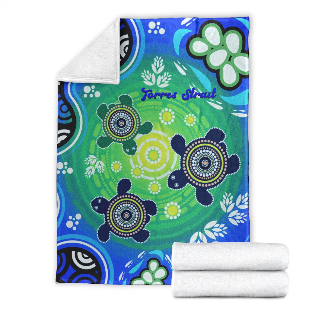 Blanket - Australia Turtle Blue Sea - Vibe Hoodie Shop