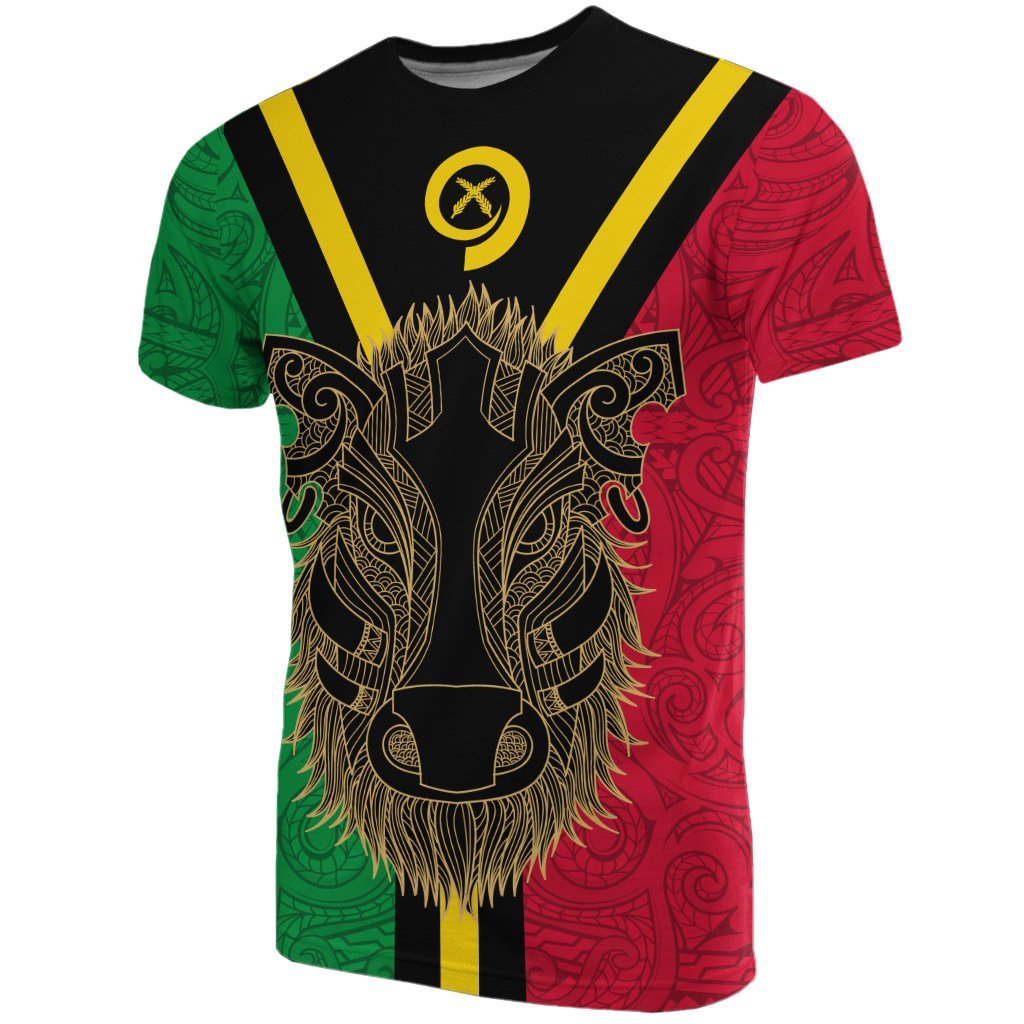 Vanuatu T shirt Boar - Pig Tusk - Vibe Hoodie Shop