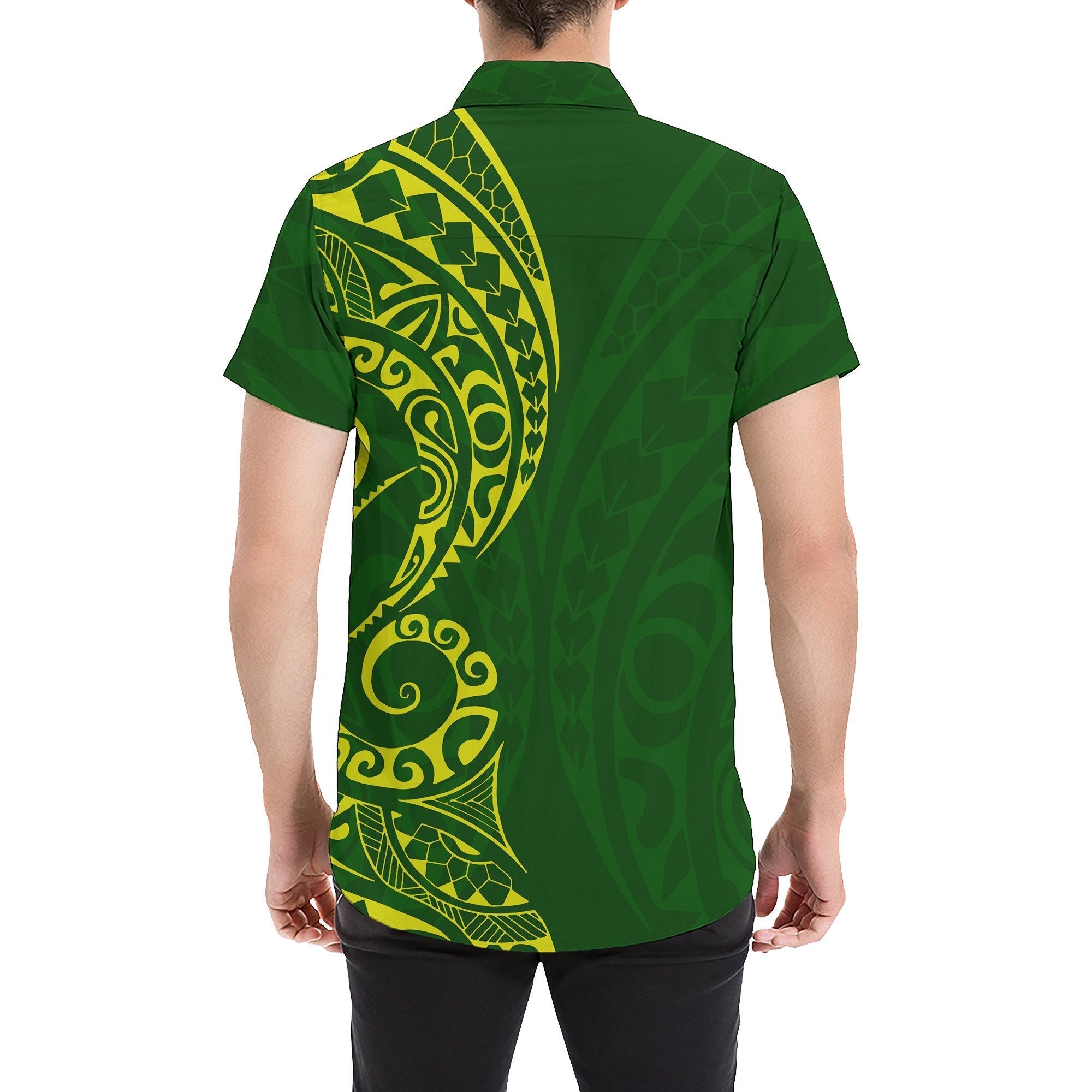 Kuki Airani Cook Islands Short Sleeve Shirt Polynesian Tattoo - Vibe Hoodie Shop