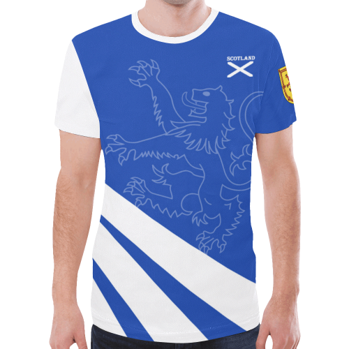 Scotland T shirt Scottish Flag And Royal Arms - Vibe Hoodie Shop