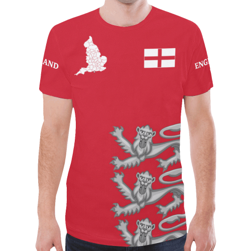 England T shirt England Lion T shirt - Vibe Hoodie Shop