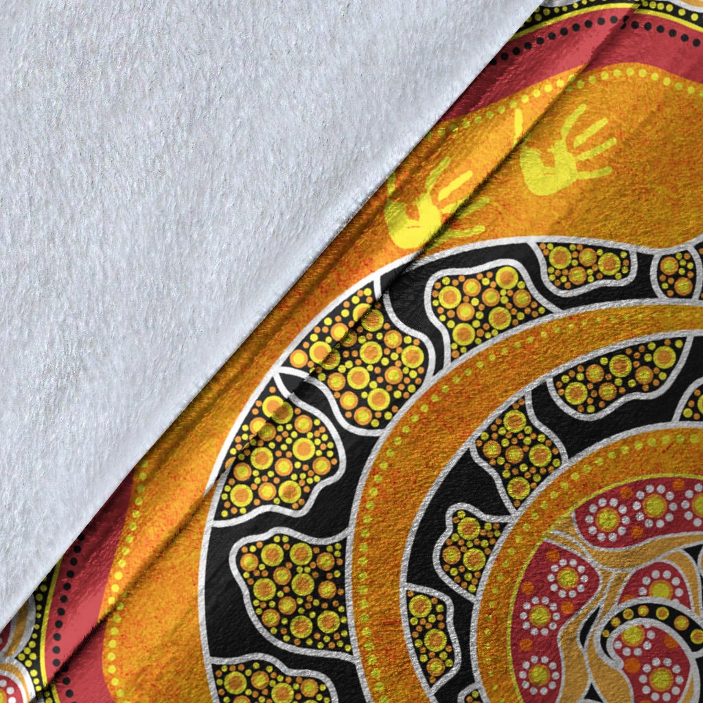 Blanket - Aboriginal Unique Style Snake Orange Color 2021 - Vibe Hoodie Shop