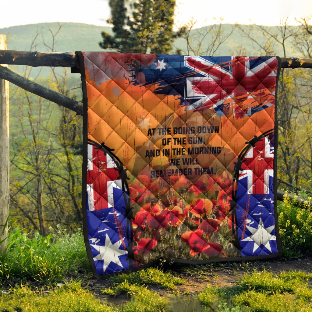 Australia ANZAC Day 2021 Premium Quilt - ANZAC Day Commemoration - Vibe Hoodie Shop