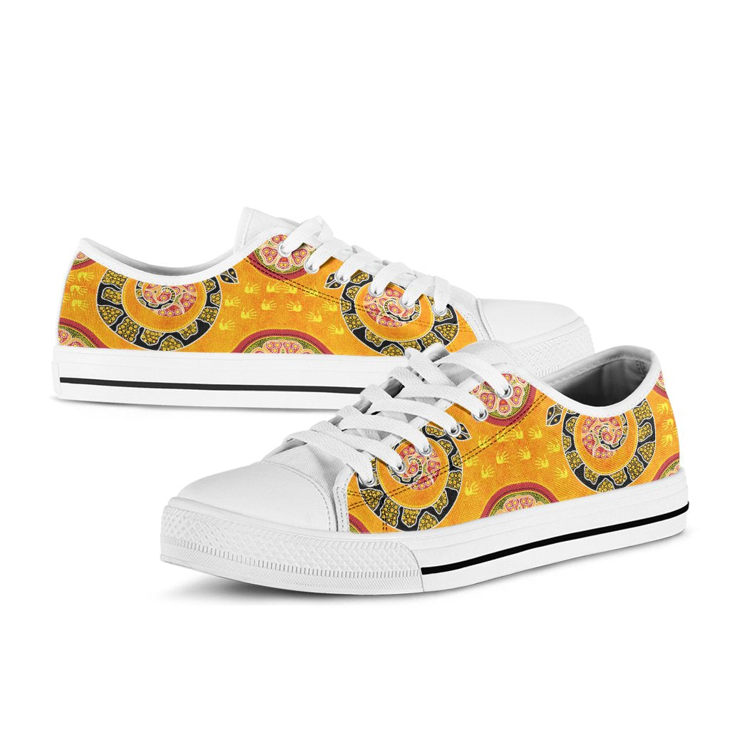 Low Top - Aboriginal Unique Style Snake Orange Color 2021 - Vibe Hoodie Shop