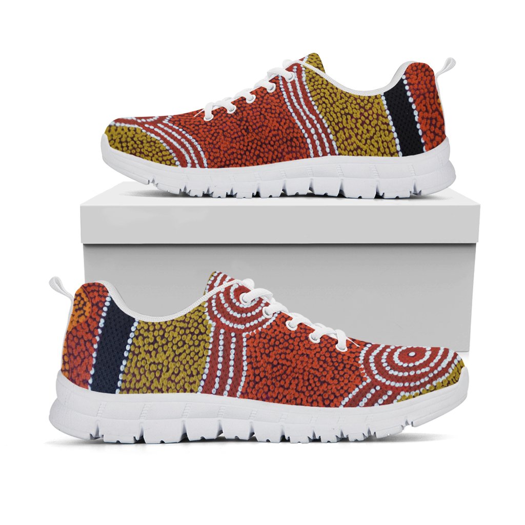 Sneakers - Aboriginal Dot Style - Vibe Hoodie Shop