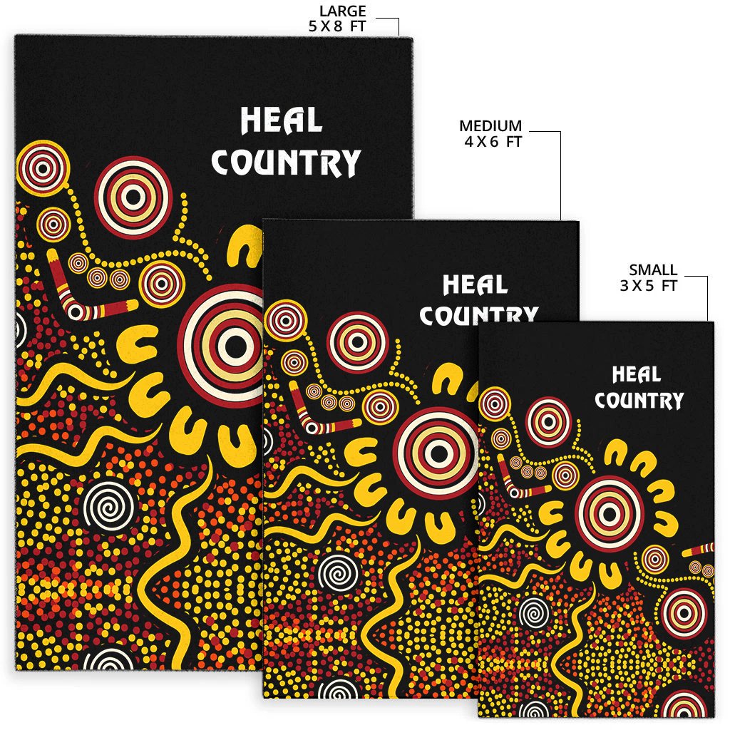 Australia NAIDOC Week Area Rug - NAIDOC Week 2021 - Heal Country - Vibe Hoodie Shop