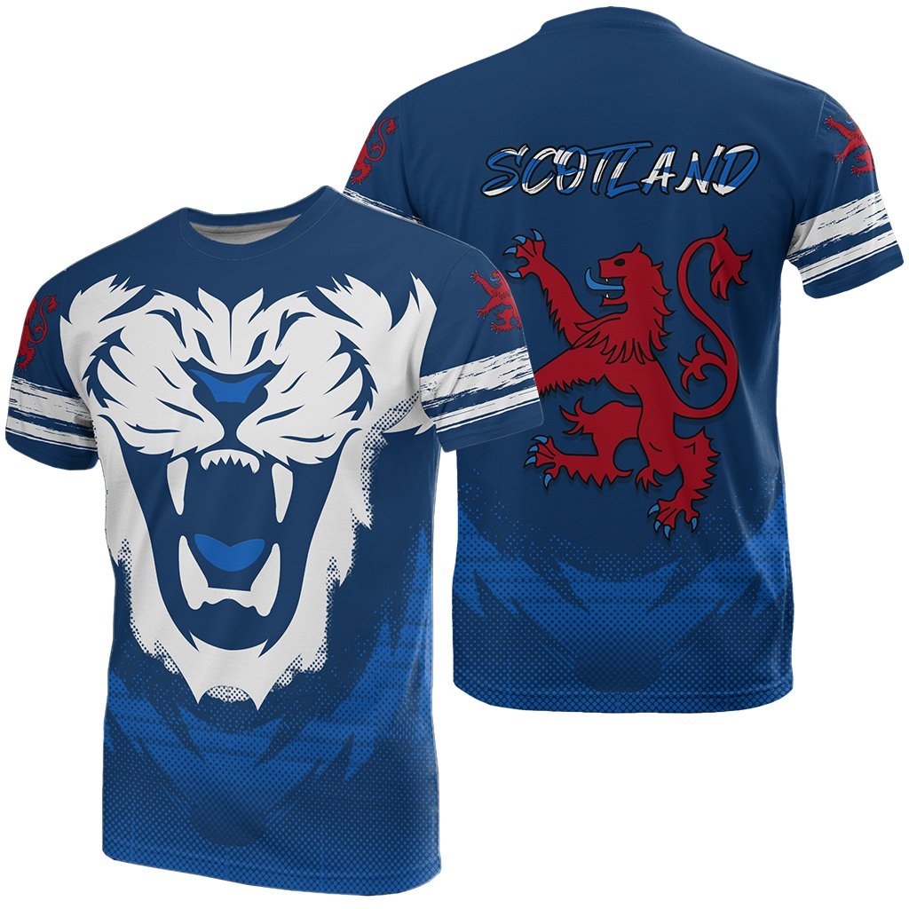 Scotland Flag T shirt Lion King - Vibe Hoodie Shop