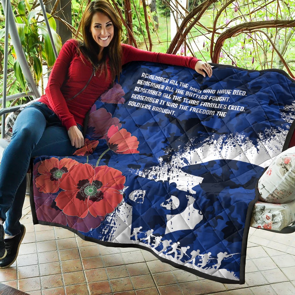 Custom ANZAC Premium Quilt - ANZAC Day 2021 - Vibe Hoodie Shop