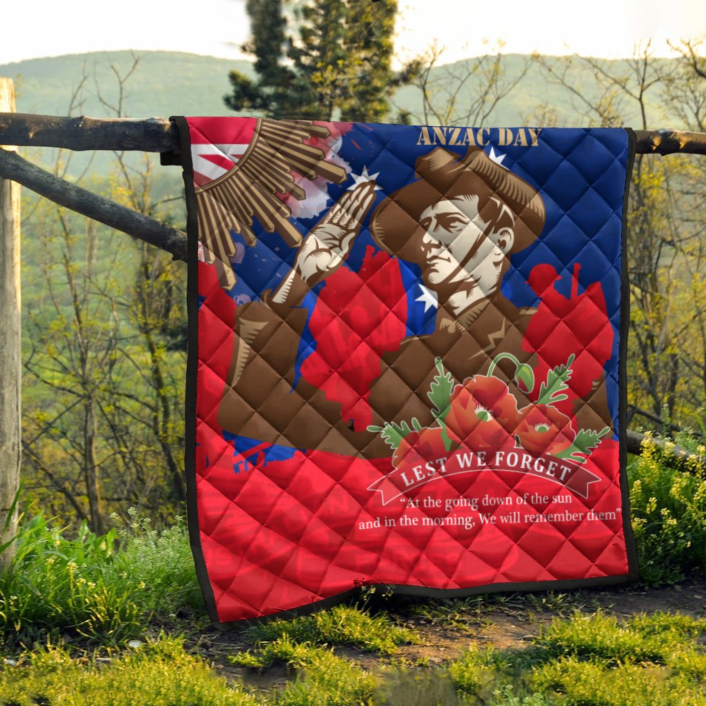 Premium Quilts - AANZAC Australia Remember Them - Vibe Hoodie Shop