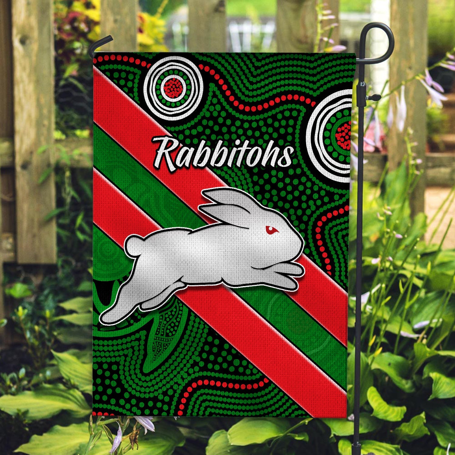 Rabbitohs Indigenous Flag Brave - Vibe Hoodie Shop