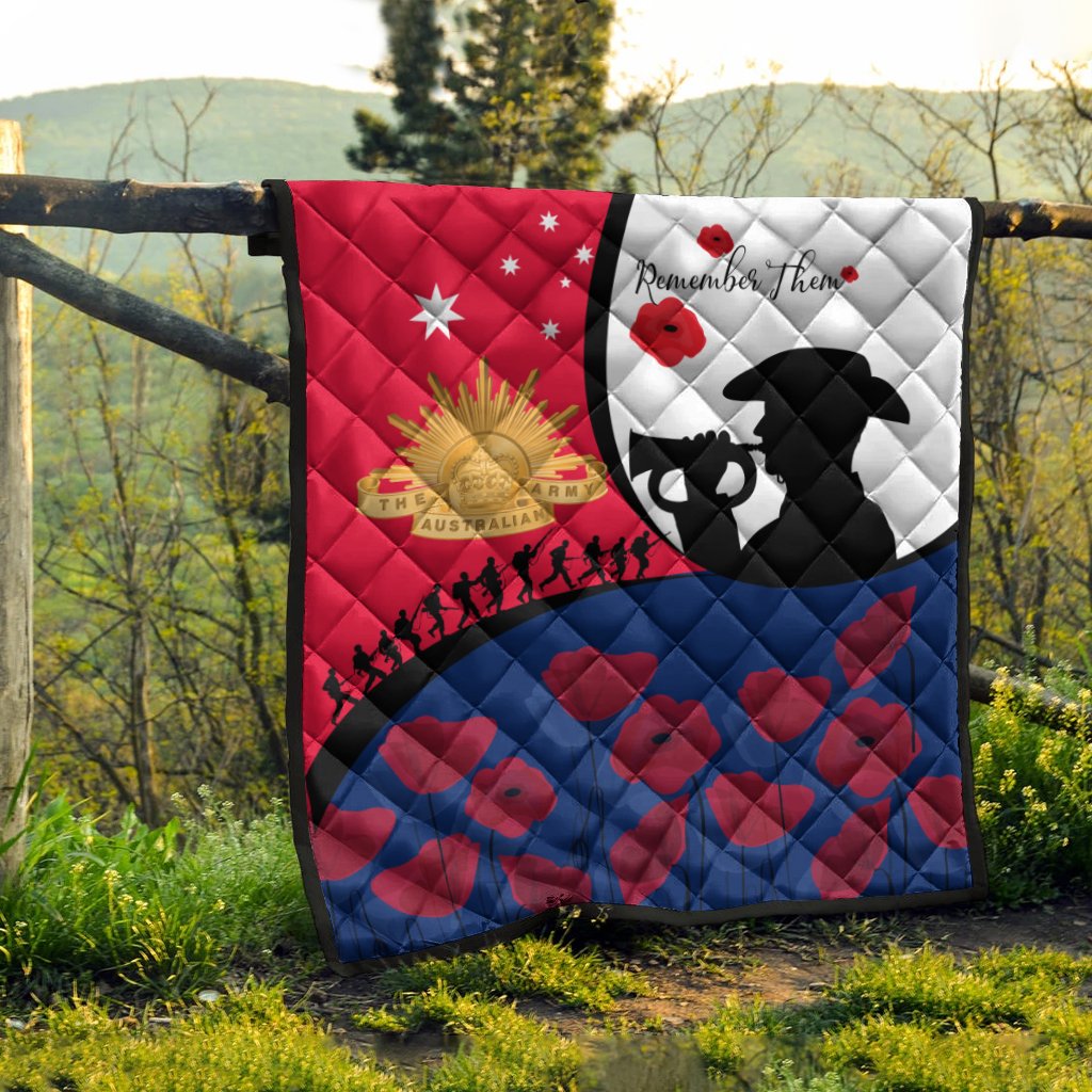 ANZAC Day Premium Quilt - We will remember Them - Vibe Hoodie Shop