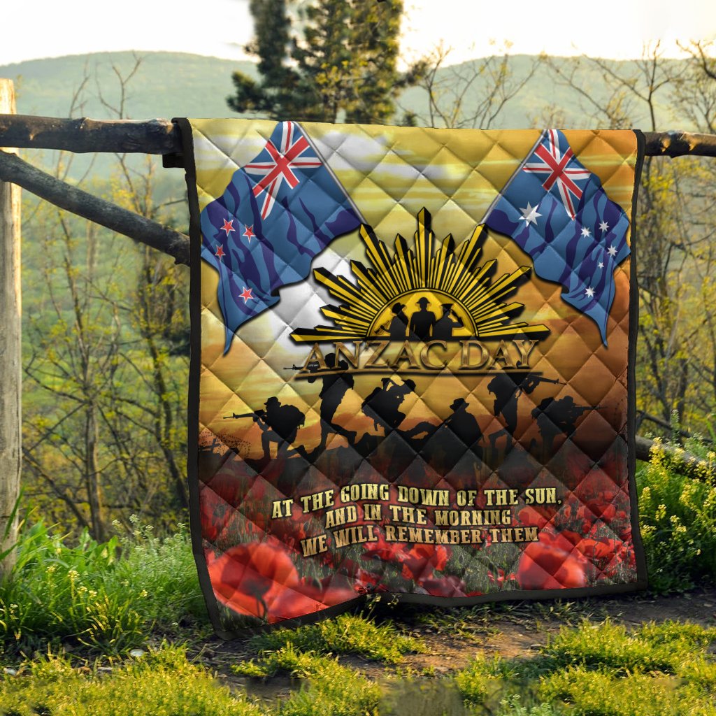 ANZAC Premium Quilt - Australian and New Zealand Army Corps - Vibe Hoodie Shop