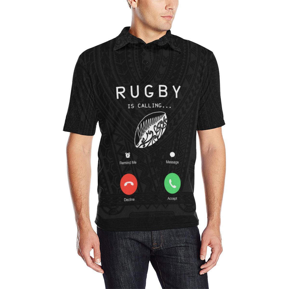 Rugby Is Calling New Zealand Polo Shirt - Vibe Hoodie Shop