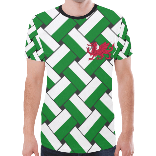 Wales Flag Seamless T shirt - Vibe Hoodie Shop