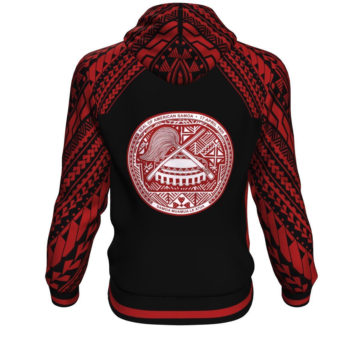 Seal Of American Samoa All Over Hoodie - Vibe Hoodie Shop