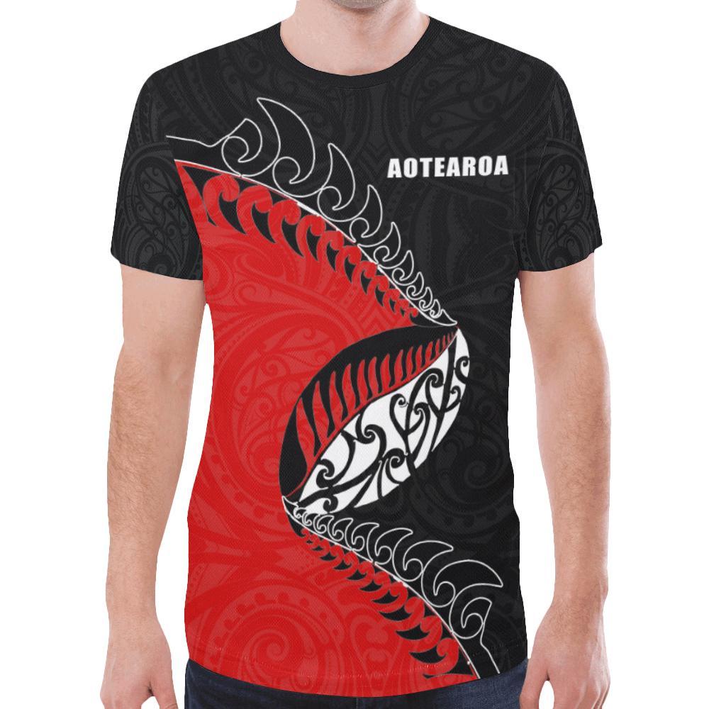 New Zealand Rugby Shirt, Aotearoa Rugby Fern T shirt - Vibe Hoodie Shop