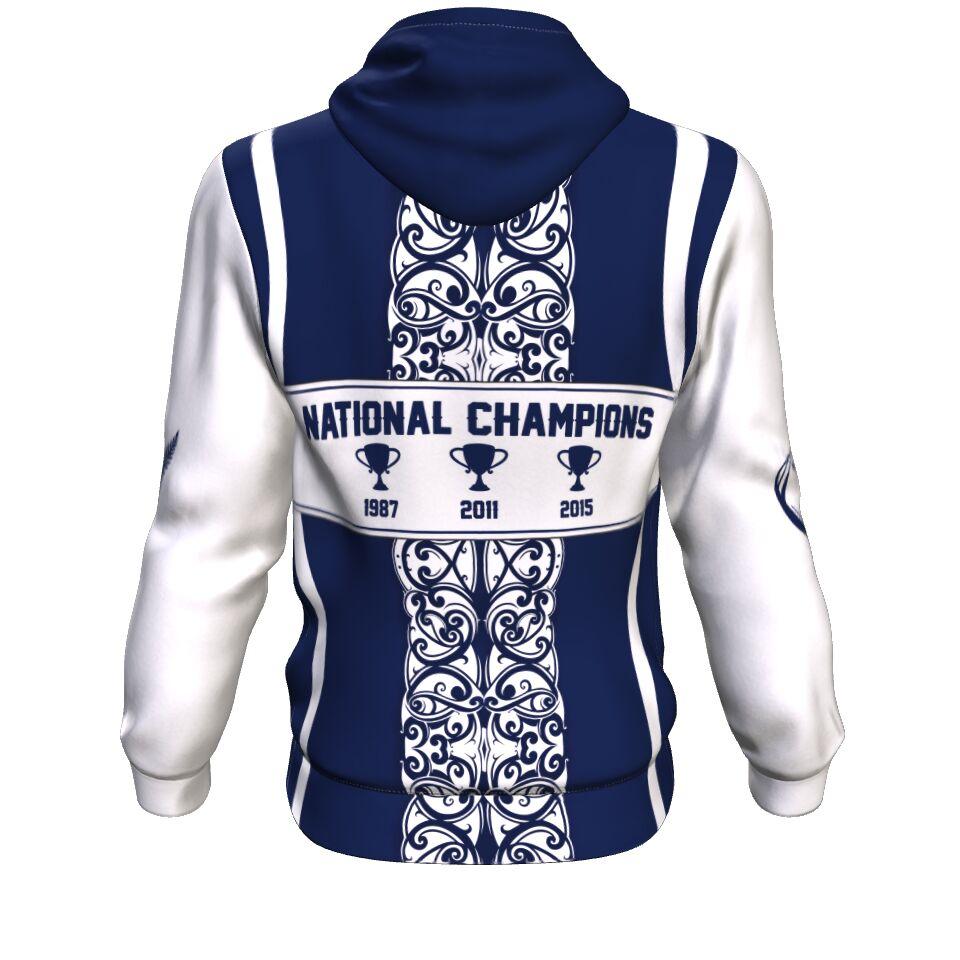 Rugby 2019 Hoodie Maori New Zealand K5 Navy - Vibe Hoodie Shop
