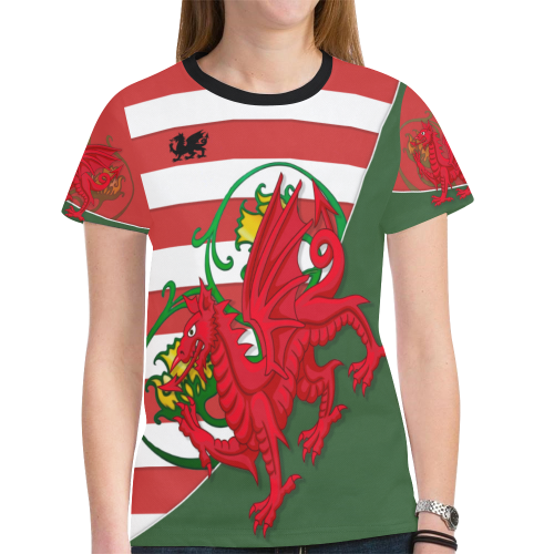 Dragon Wales T shirt - Daffodil - Vibe Hoodie Shop