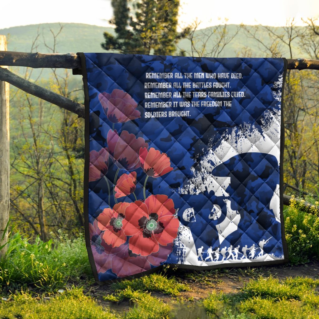 Custom ANZAC Premium Quilt - ANZAC Day 2021 - Vibe Hoodie Shop
