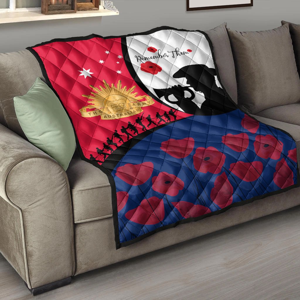 ANZAC Day Premium Quilt - We will remember Them - Vibe Hoodie Shop