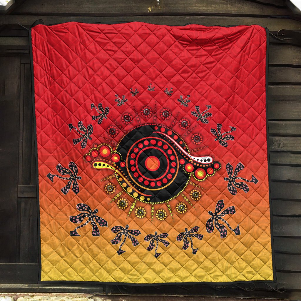 Aboriginal Premium Quilt - Circle Pattern - Vibe Hoodie Shop