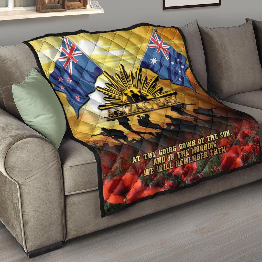 ANZAC Premium Quilt - Australian and New Zealand Army Corps - Vibe Hoodie Shop