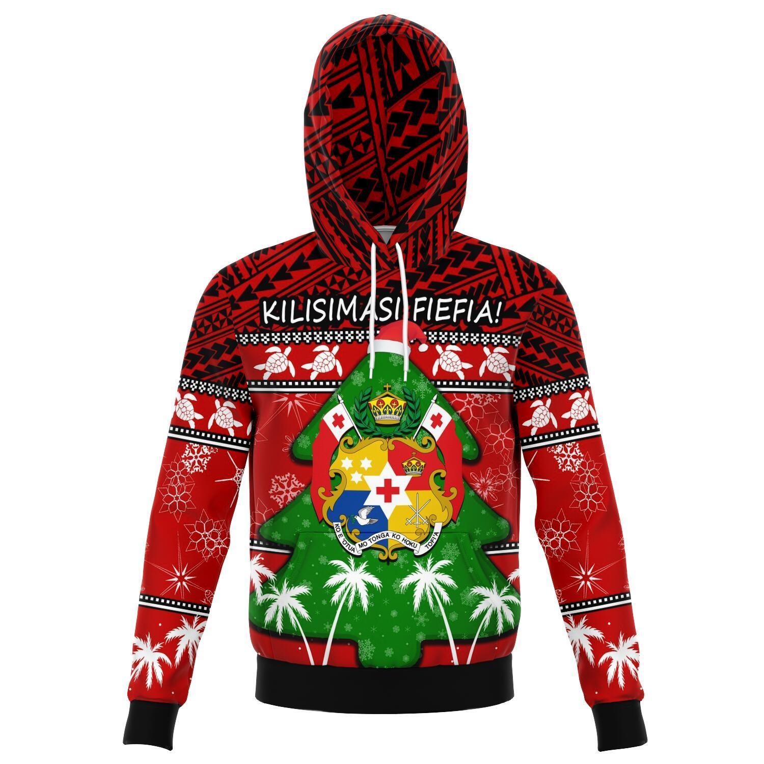 Tonga Hoodie Christmas Tree - Vibe Hoodie Shop