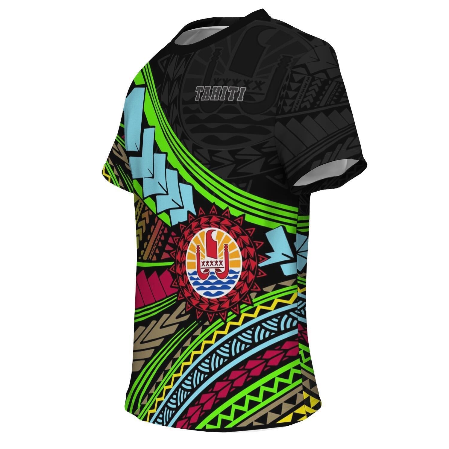 Tahiti T shirt Polynesian - Garish Style - Vibe Hoodie Shop