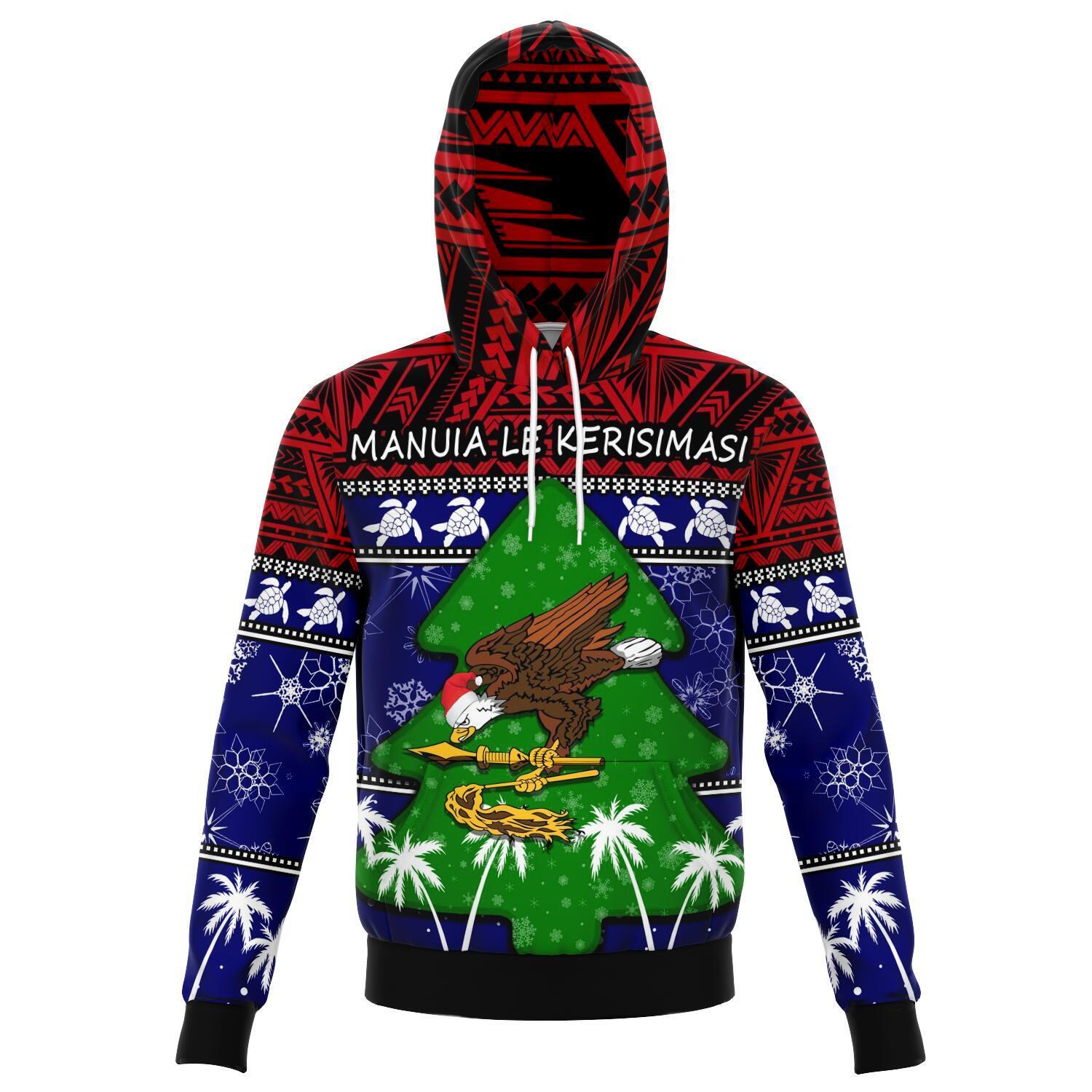 American Samoa Hoodie Christmas Tree - Vibe Hoodie Shop