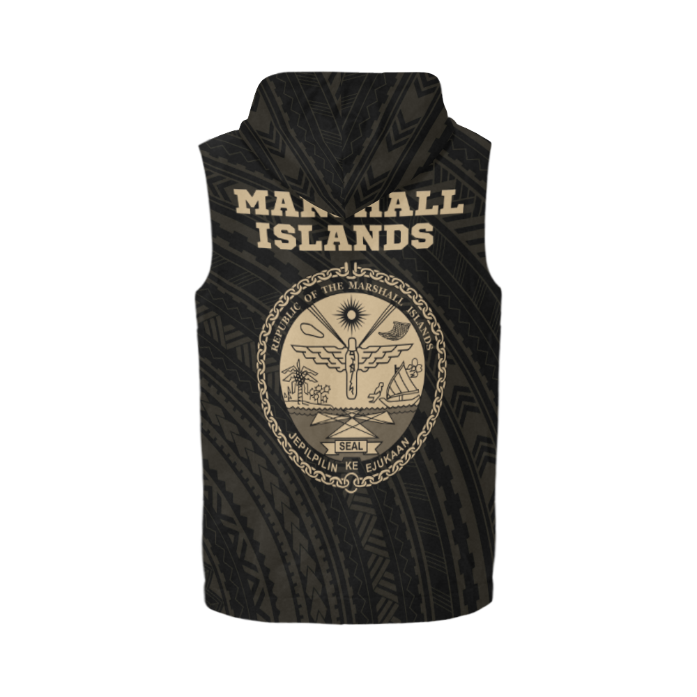 Marshall Islands In My Heart Micronesia Sleeveless Zipper Hoodie - Vibe Hoodie Shop