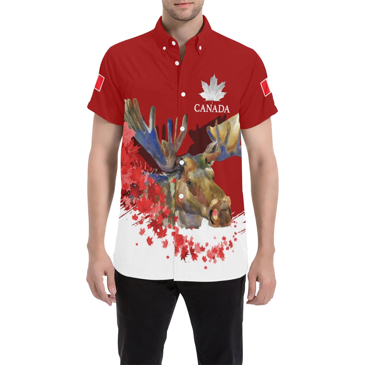 Canada Moose Maple Leaf Special ShorT shirt - Vibe Hoodie Shop